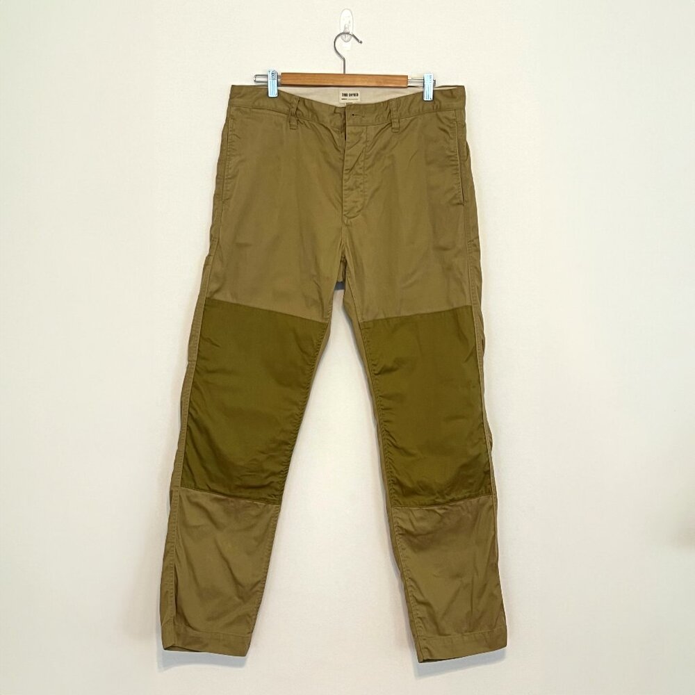 Todd Snyder - Japanese Patched Chore Pant in Khaki 34x32